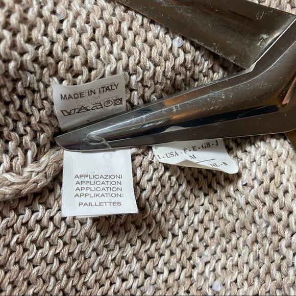 Brunello Cucinelli Linen Silk Blend Cardigan Knit Sweater Medium - Picture 9 of 9